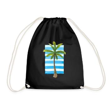 Un palmier fait déjà un été - Sac de sport léger - noir - Devant