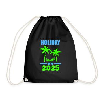Vacances 2025 - Sac de sport léger - noir - Devant