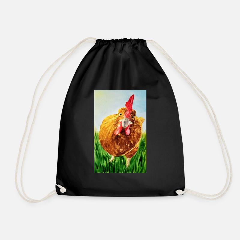 Mad Chicken - Turnbeutel - Schwarz