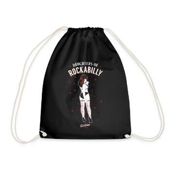 Daughters of Rockabilly - Turnbeutel - Schwarz - Vorne