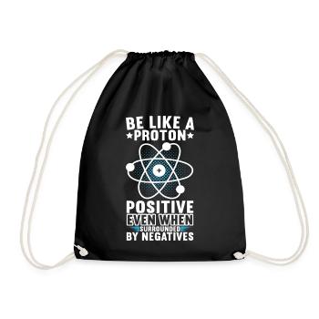 Physics Chemistry Chemist - Drawstring Bag - black - Front