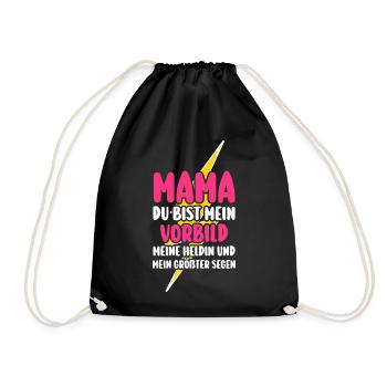 Mom Mother's Day Mom - Drawstring Bag - black - Front