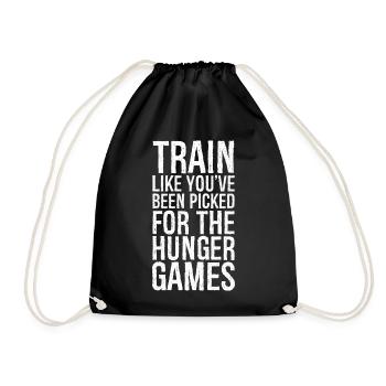 Entraînez-vous comme si vous aviez été choisi - Sac de sport léger - noir - Devant