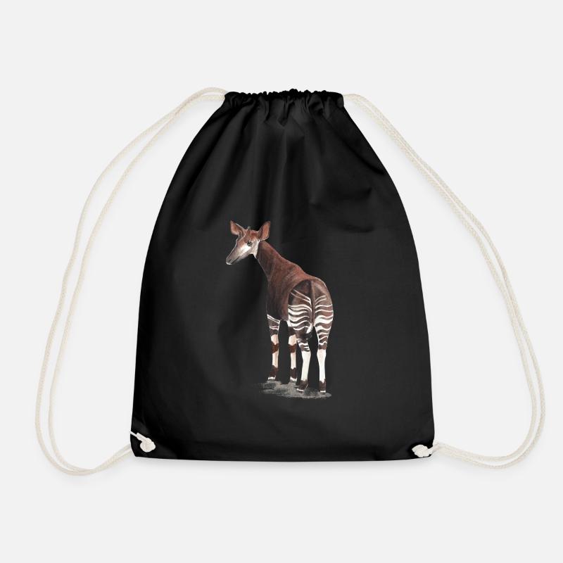 Okapi - Turnbeutel - Schwarz