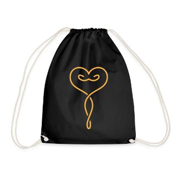 endométriose - Sac de sport léger - noir - Devant