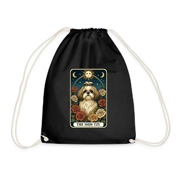 Shih Tzu - Turnbeutel - Schwarz - Vorne