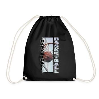 Basketteur Basketteur Basketteur Dunking Sport Player - Sac de sport léger - noir - Devant