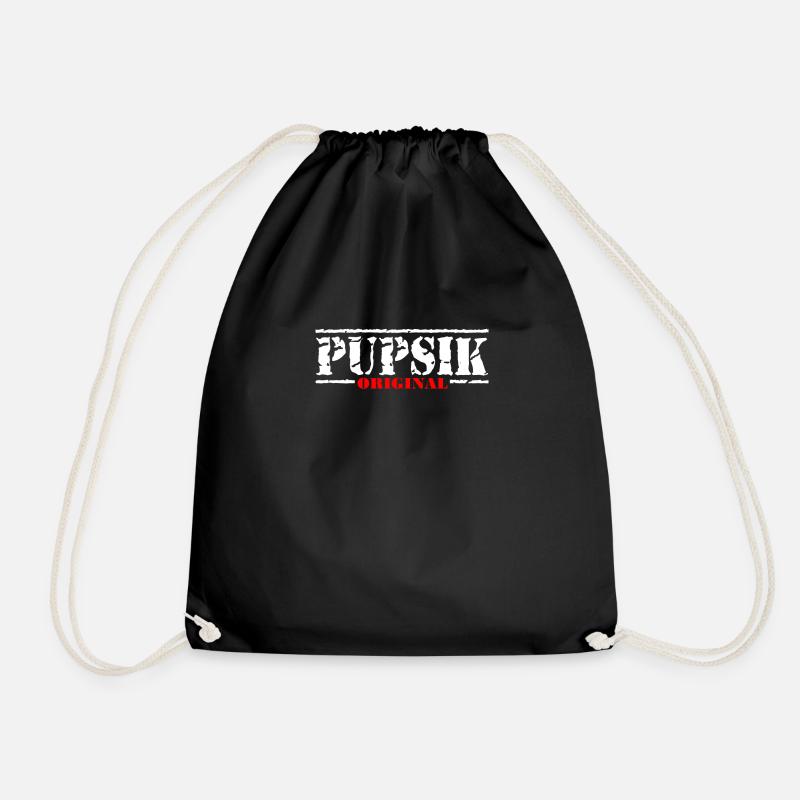 PUPSIK ORIGINAL - Turnbeutel - Schwarz