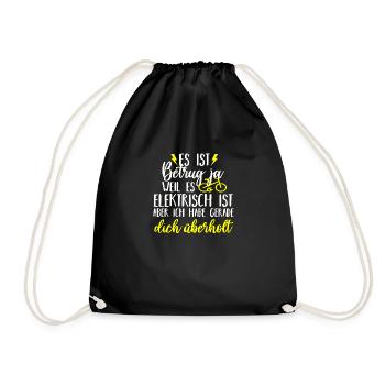 es ist Betrug ja ,weil es elektrisch ist,aber ich - Sac de sport léger - noir - Devant