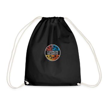 Îles Caïmans Élégant Vacances Souvenir Palmier - Sac de sport léger - noir - Devant