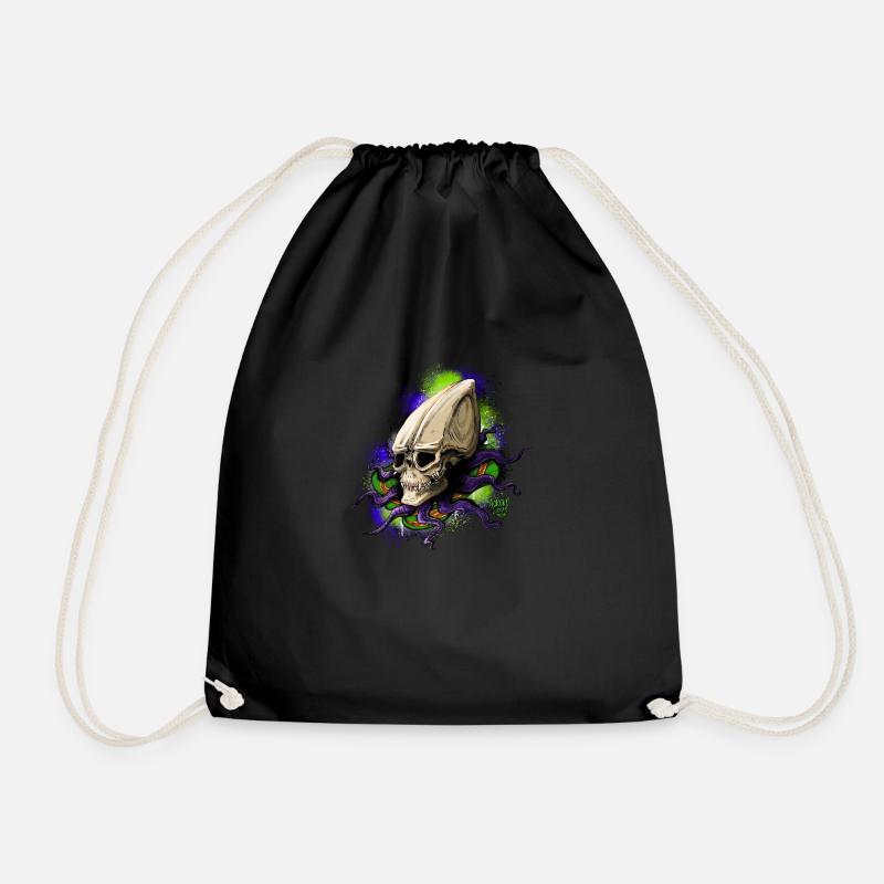 Alien BONE SQL - Turnbeutel - Schwarz