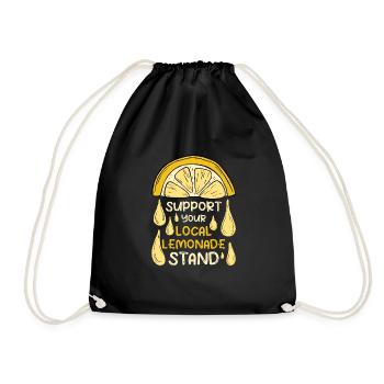 Lemonade Lemon Drink Soda Cadeau - Sac de sport léger - noir - Devant