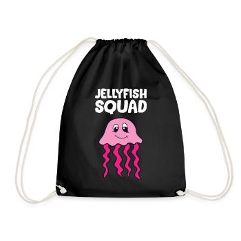 Jellyfish - Jellyfish Squad - Drawstring Bag - black - Front