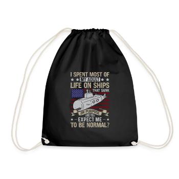 J’ai passé la majeure partie de ma vie adulte sur des navires de la Marine - Sac de sport léger - noir - Devant
