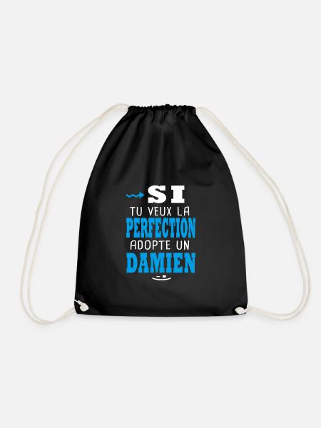 Damien Si tu veux la perfection adopte un damien - Sac de sport léger - noir
