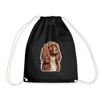 Kingston Cavalier Spaniel - Sac de sport léger - noir - Devant