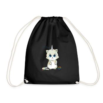 Licorne licorne douce Faites-moi confiance chat licorne I'ma - Sac de sport léger - noir - Devant