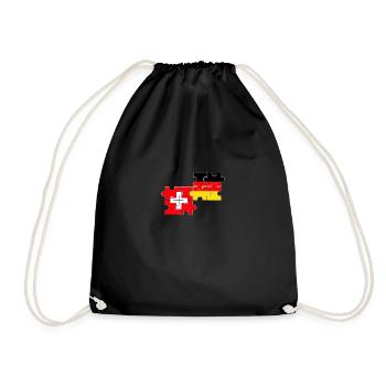 Suisse Allemagne Drapeau Allemand Suisse - Sac de sport léger - noir - Devant