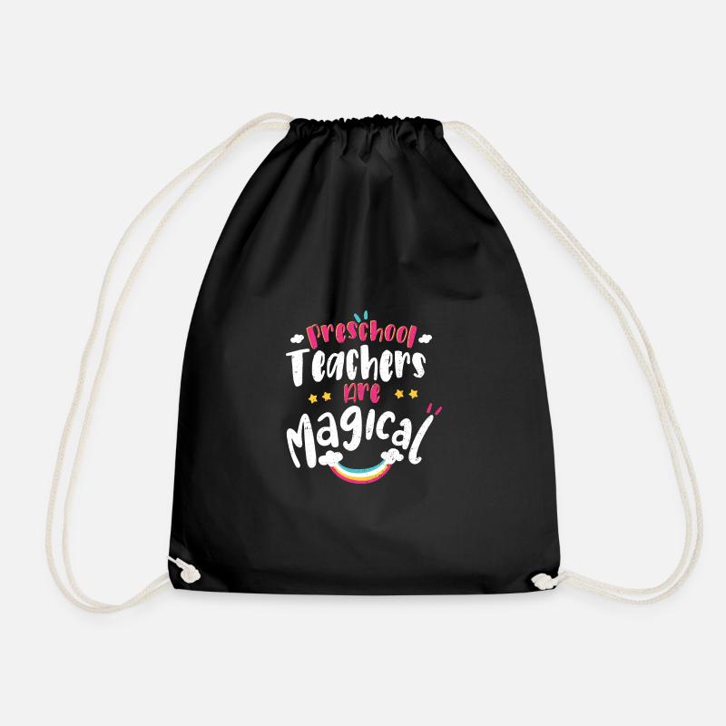 Preschool Teachers Are Magical - Vorschule - Turnbeutel - Schwarz