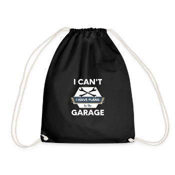 Ich kann keine Pläne im Garage Tools Mechanic haben - Turnbeutel - Schwarz - Vorne