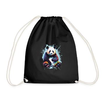 Panda - Sac de sport léger - noir - Devant