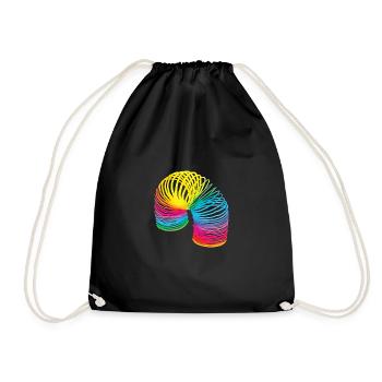 80y spirale BuJa - Sac de sport léger - noir - Devant