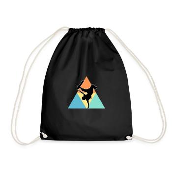 Skateboarding - Drawstring Bag - black - Front