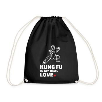 J’adore le Kung Fu - Sac de sport léger - noir - Devant