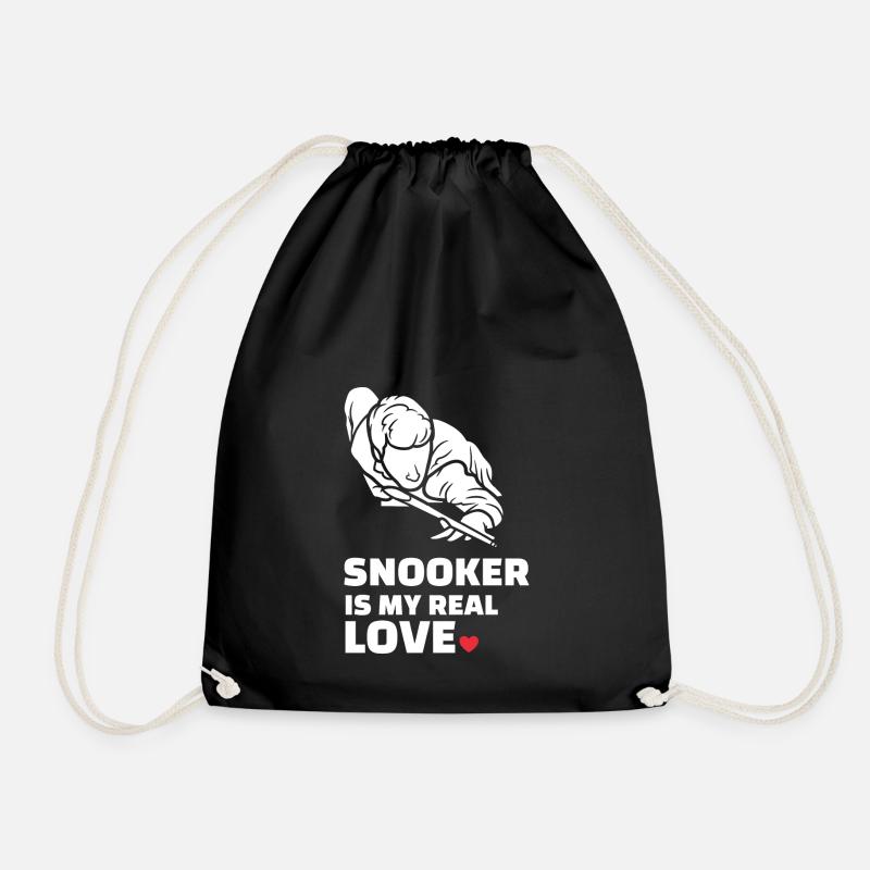 J’adore le snooker - Sac de sport léger - noir