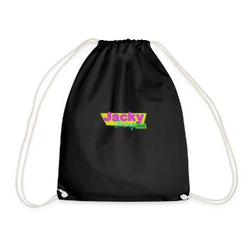 logo jacky - Sac de sport léger - noir - Devant