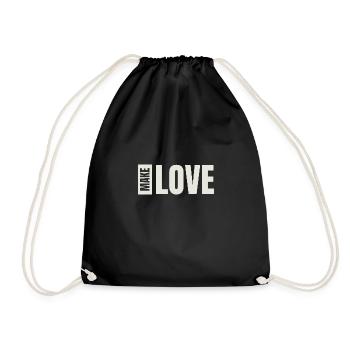FAIRE L’AMOUR - Sac de sport léger - noir - Devant