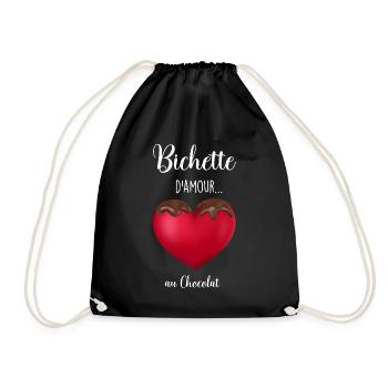 Bichette d'amour - Sac de sport léger - noir - Devant