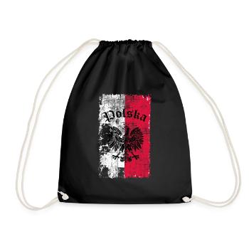 Polska - Sac de sport léger - noir - Devant