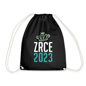 Zrce 2023 Krone - Turnbeutel - Schwarz - Vorne