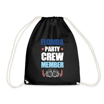 Équipe de fête en Floride - Sac de sport léger - noir - Devant