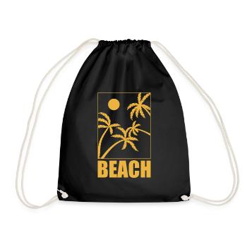 Surf Planche de surf Surfer Sports nautiques Plage - Sac de sport léger - noir - Devant