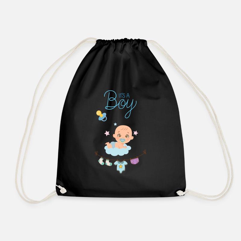 It's a boy - Turnbeutel - Schwarz
