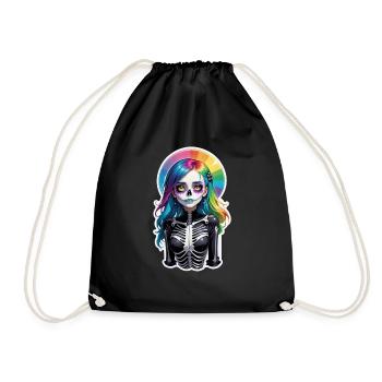 Halloween - Rock & Rainbow - Drawstring Bag - black - Front