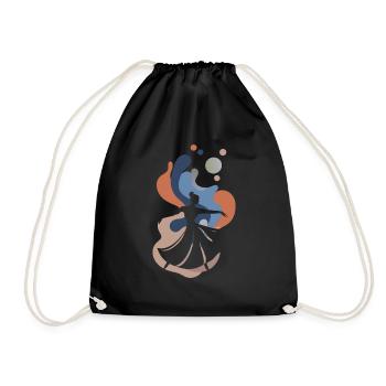 Dance School Dance Sport Dance Teacher - Drawstring Bag - black - Front