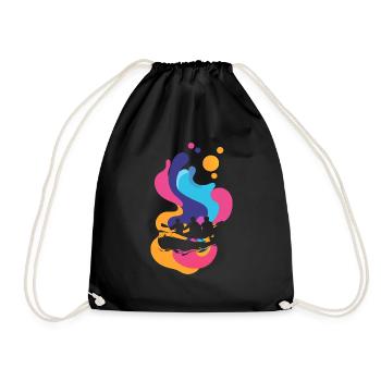 Canot à rames d’eau vive - Sac de sport léger - noir - Devant