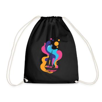 Voiliers Voiliers Voilier - Sac de sport léger - noir - Devant