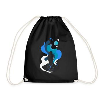 Samurai Japan Kendo - Drawstring Bag - black - Front