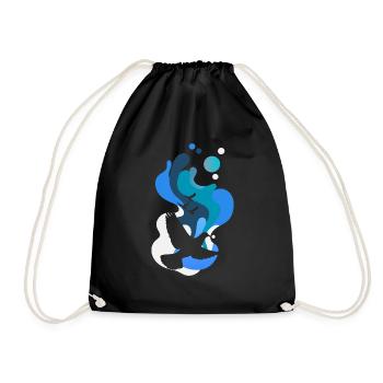 Dove Dove of Peace Dove Egg - Drawstring Bag - black - Front