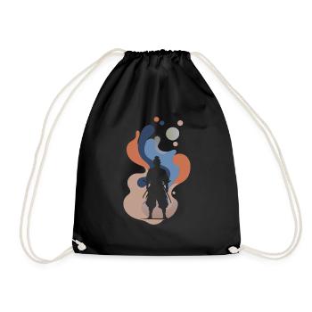 Ninja Karate Japan - Drawstring Bag - black - Front