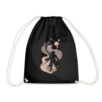 piraterie pirate bateau pirate - Sac de sport léger - noir - Devant
