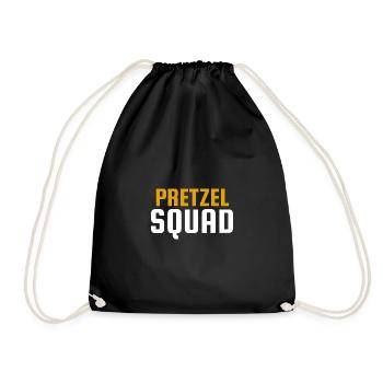 Pretzel Squad, conception de texte simple, Petzel Lover - Sac de sport léger - noir - Devant