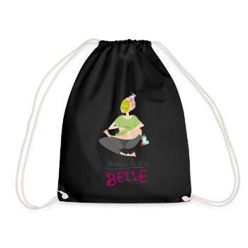 Maman la plus belle - Sac de sport léger - noir - Devant