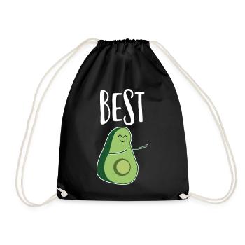 Partner Look Couple Partner Couple Couple Family - Drawstring Bag - black - Front