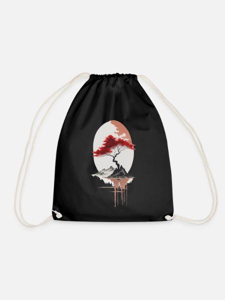 Île asiatique - Sac de sport léger - noir