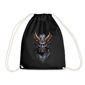 Oni Demons from Japan's Halloween Legends - Drawstring Bag - black - Front